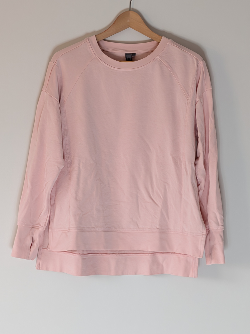 Sweaty Betty Soft Pink Crewneck Sweatshirt